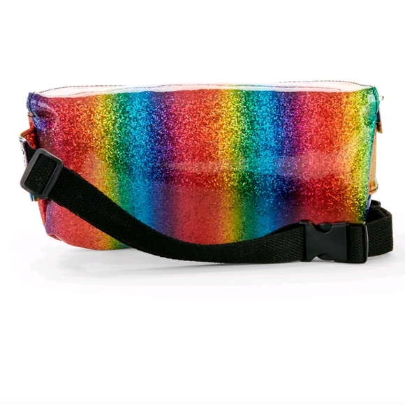 Pride Rainbow Shiny Glitter Fanny Pack - Picture 2 of 5